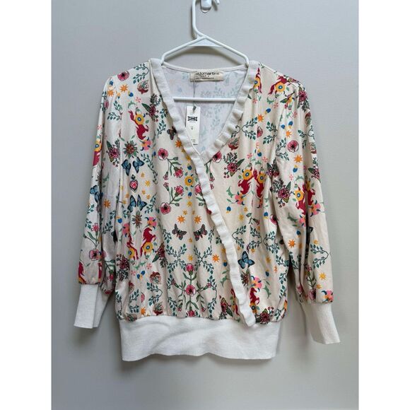 New Anthropologie Sofiya Surplice Top size Medium - Picture 6 of 7